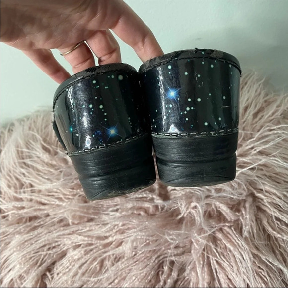 Dansko Black Galaxy Clogs - Picture 5 of 7